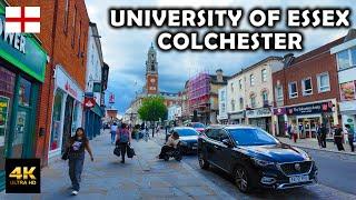 Walking from Colchester City Centre to University of Essex Campus UK  