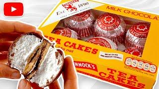 Tunnock's Tea Cakes | Milk Chocolate Marshmallow | ASMR Presentation & Opening | Brand Food Facts