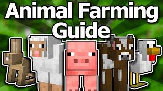 Ultimate Minecraft 1.21 Animal Farming Guide - Auto Farm Pig, Sheep, Cow, Rabbit & Chicken