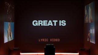 Great Is (Jenna Barrientes) | Official Lyric Video | Elevation Worship