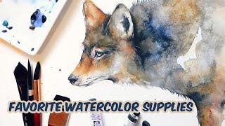 MY FAVORITE WATERCOLOR SUPPLIES - watercolor supplies for beginners and beyond