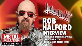 Rob Halford talks Eddie Van Halen memories; Future of Metal, Being Gay Icon | Metal Injection