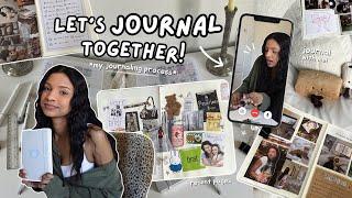 journal with me like we’re on facetime ౨ৎ my process + january flip through!