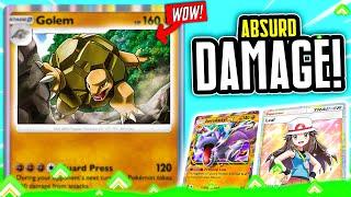 The *NEW* Golem Deck is ABSURD! I LOVE This Deck! - Pokémon TCG Pocket