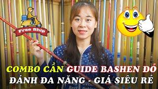 COMBO GUIDE BASHEN ĐỎ - Combo câu cá đa năng - Giá siêu rẻ