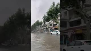 Inundación de la Avenida de la Fontana en el Arenal de Xàbia