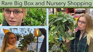 Rare House Plant Nursery and Big Box Store Shopping! Go Plant Shopping With My FAMILY!!