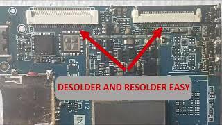 FPC CONNECTOR SOLDER/DESOLDER EASY METHOD