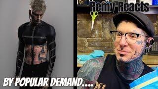 Remy Reacts to MGK Blackwork #tattoo #mgk #inked