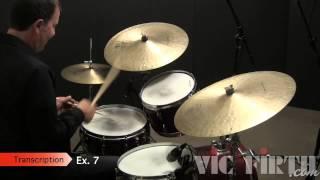 Drumset Lessons with John X: Jazz Fills, Part One - 16th Notes