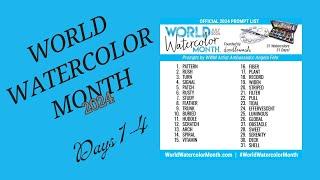 World Watercolor Month 2024 is HERE!