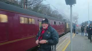 The Duchess Of Sutherland Departing Stevenage