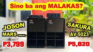 Testing BUDGET AMPLIFIER  "JOSON MARS MAX vs SAKURA AV-5023"