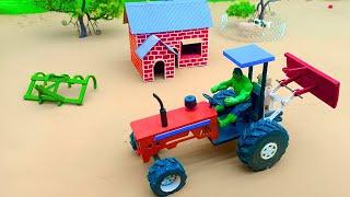 Homemade tractor making with Diy mini tractor making agriculture for potato Farming @Acrofter1