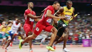 Watch The Greatest 4x100 Relay Of All Times|How Fast Did Each Athlete Run On Their Individual Leg??