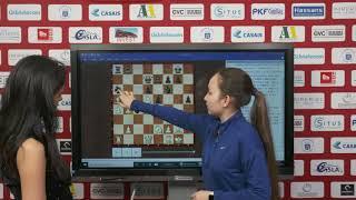 Round 7 GibChess interview with Zhansaya Abdumalik