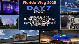 Florida Vlog 2025 | Day 7 | EPCOT | Guardians of the Galaxy: Cosmic Rewind | Cracker Barrel & More