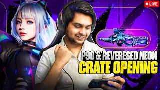 REVERSED NEON P90 CRATE OPENING | BGMI LIVE | Bixi OP is LIVE 