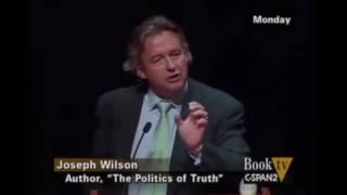 Joseph Wilson, husband of Valerie Plame, gives his thoughts on Bush, Cheney, Iraq WMDs