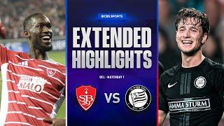 Brest vs. Sturm Graz: Extended Highlights | UCL League Phase MD 1 | CBS Sports Golazo