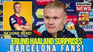  BREAKING: HAALAND RESPONDS TO BARCELONA RUMORS AFTER MAN CITY’S WINLESS STREAK! FOOTBALL NEWS