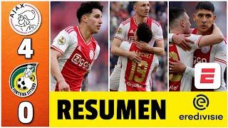 PARTIDAZO de Jorge Sánchez en GOLEADA del Ajax 4-0 sobre Sittard. Edson, titular | Eredivisie