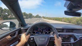 2020 Audi S7 Prestige S Sport POV Test Drive (3D Audio)(ASMR)