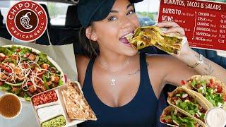 Trying Chipotle Menu Items i've Never Had! + Hacks