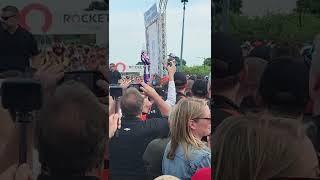 Podium Ceremony At Last IndyCar Race On Belle Isle, June 5, 2022