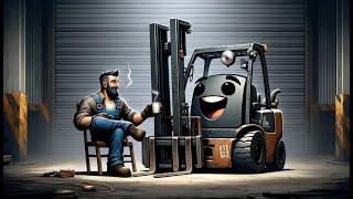 Palfinger remote controlled forklift