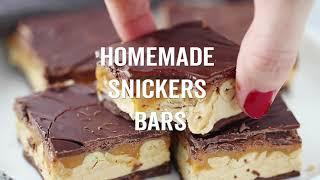 How to make Homemade Snickers Bars