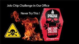 Jolo chip challenge in our office and took one of us to doctor| World's most spicy chip