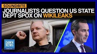 Journalists Ask State Dept Spox on WikiLeaks, Assange, and Russian Interference | Dawn News English