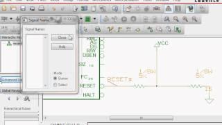 Cadence Design Entry HDL tutorial - Place Signal or Net Name