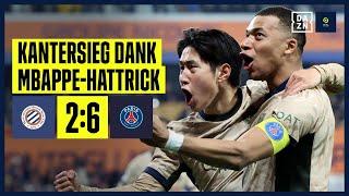 Jetzt wird's schnell: Mbappe-Hattrick bei 8-Tore-Wahnsinn: Montpellier - PSG 2:6 | Ligue 1 | DAZN