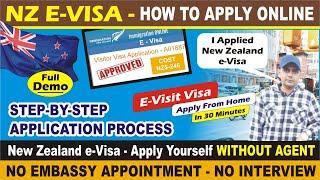  NEW ZEALAND e-VISA Application DEMO - Full Process | How To Apply NZ E-VISA | Fast Track NZ Visa