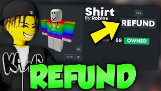 How to REFUND CLOTHING on ROBLOX (Still Working) - Get Your Robux Back *Refund Items in Roblox*