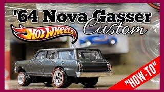 Hot Wheels "How-to" Customize a '64 Nova Wagon Gasser | Simple Swaps