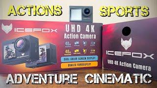 Budget 4K Action Camera Sport Waterproof - Ice Fox