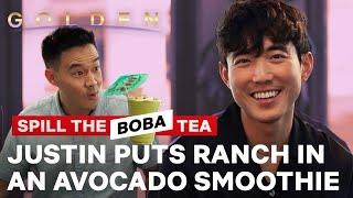 Spill the Boba Tea: Justin Puts Ranch in an Avocado Smoothie