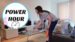  POWER HOUR CLEAN WITH ME | CLEANING MOTIVATION | Home with Hanna