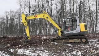 Wurzelratte im Einsatz - Bäuml Forst- und Landschaftspflege an der Autobahn A3