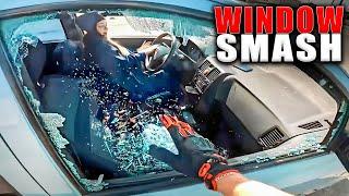 BIKER SMASHES WINDOW | EPIC & CRAZY MOTORCYCLE MOMENTS 2024 #62