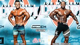 Ryan Terry (1st Place) VS Brandon Hendrickson (2nd Place) Physique Comparison at Mr. Olympia 2023