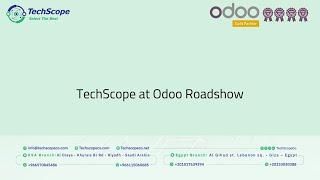 TechScope at Odoo Roadshow 2024