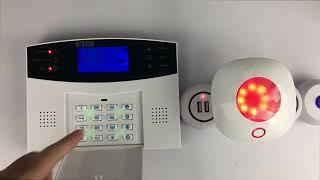 How to pair WiFi GSM alarm system with wireless siren?