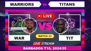 Warriors vs Titans T10 Live Cricket | Barbados T10 English Commentary