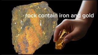 Efficient Processes for Isolating Gold from Iron in Rocks