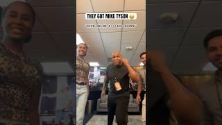 Mike Tyson's daughter got him with "give me my money" prank 