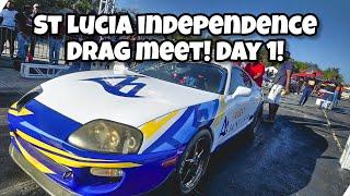St Lucia Independence Drag Racing Day 1!
